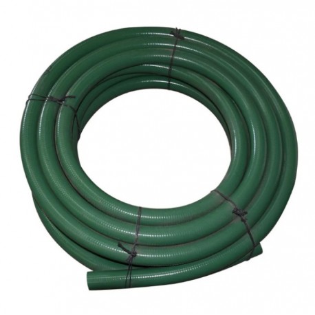 Alaflex RMS2 Manguera anillada de succión  2"  verde olivo rollo de 30 mts.