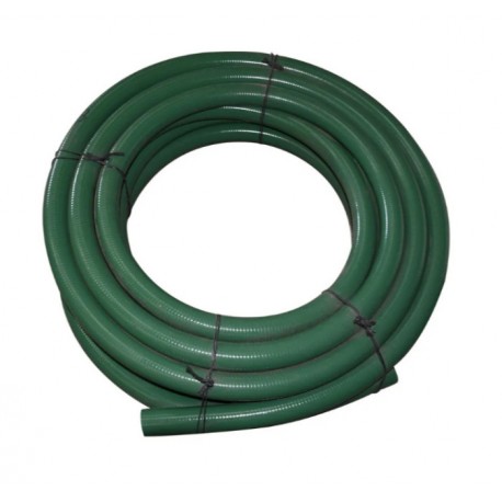 Alaflex RMS3 Manguera anillada rígida de succión verde olivo 3" rollo de 30 mts.